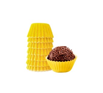 Forminhas de Brigadeiro Amarelo