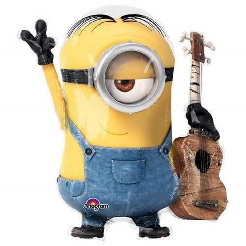 Balão Foil Minion Guitarrista