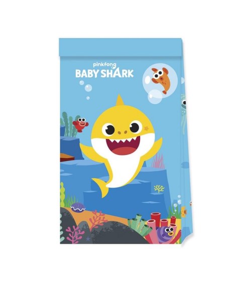 Sacos de Papel Baby Shark 