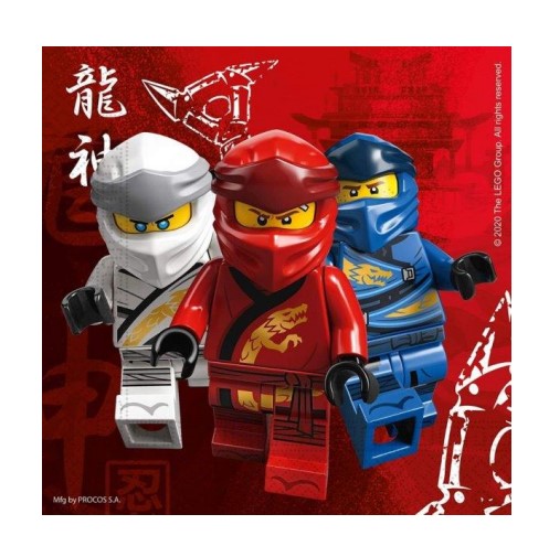 Guardanapos Grandes Ninjago