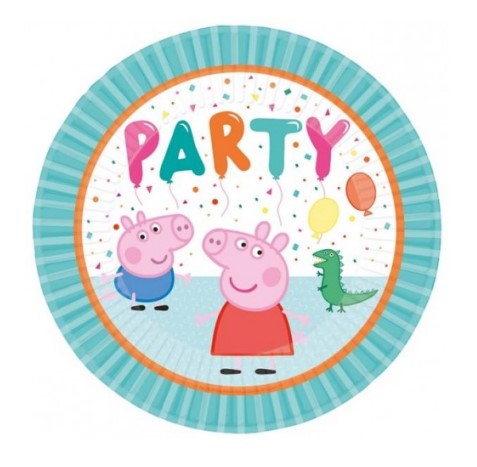 Pratos Grandes Party Peppa Pig