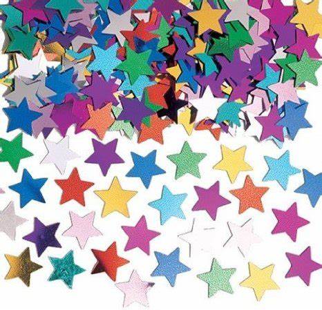 Confettis Estrelas Coloridas