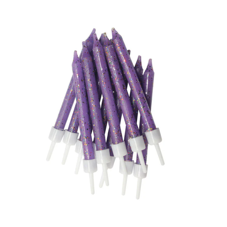 Velas Glitter Roxo