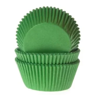 Formas Cupcake Verde Escuro