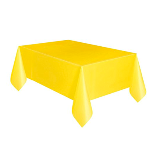 Toalha de Mesa Retangular Amarelo