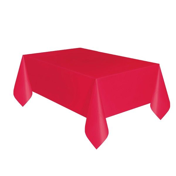 Toalha de Mesa Retangular Vermelho