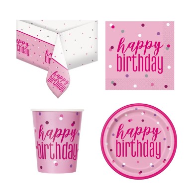 Kit de Festa Happy Birthday Rosa