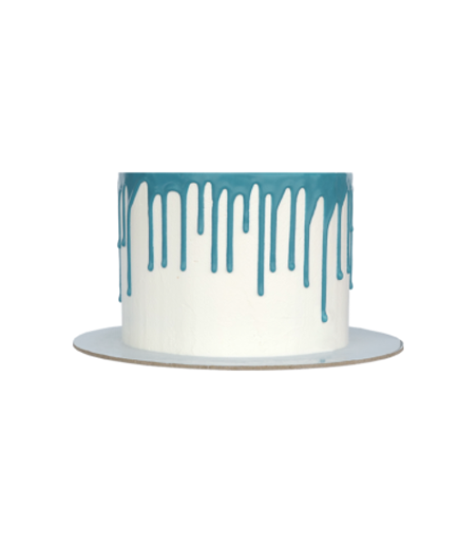 Cake Drip Azul Turquesa