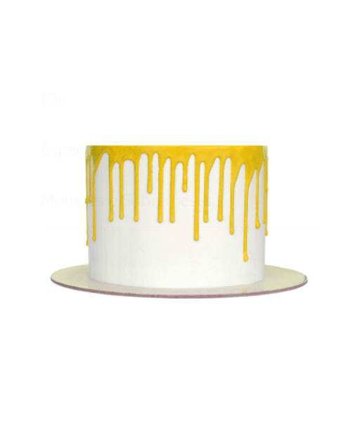 Cake Drip Amarelo