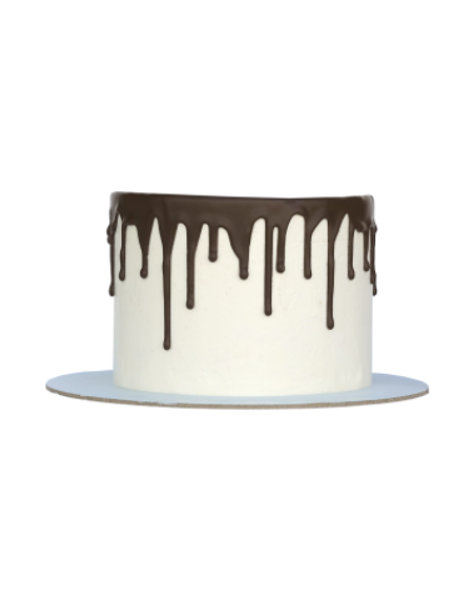 Cake Drip Chocolate Negro