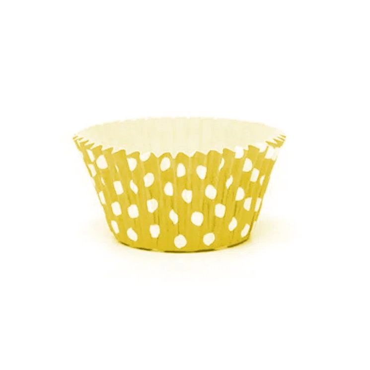 Forminhas de Brigadeiro Bolinhas Amarelo