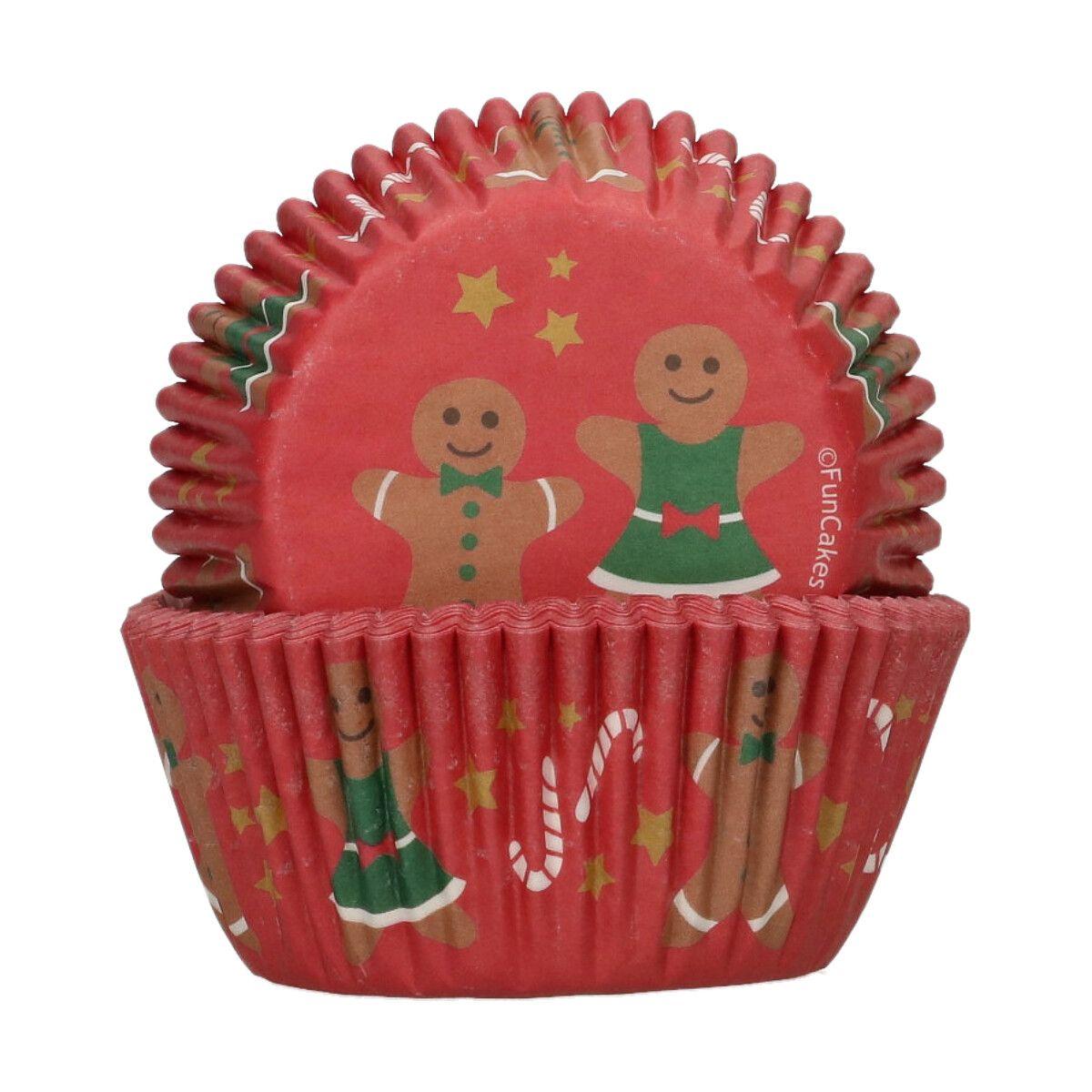 Formas de Cupcake Natal Boneco de Gengibre