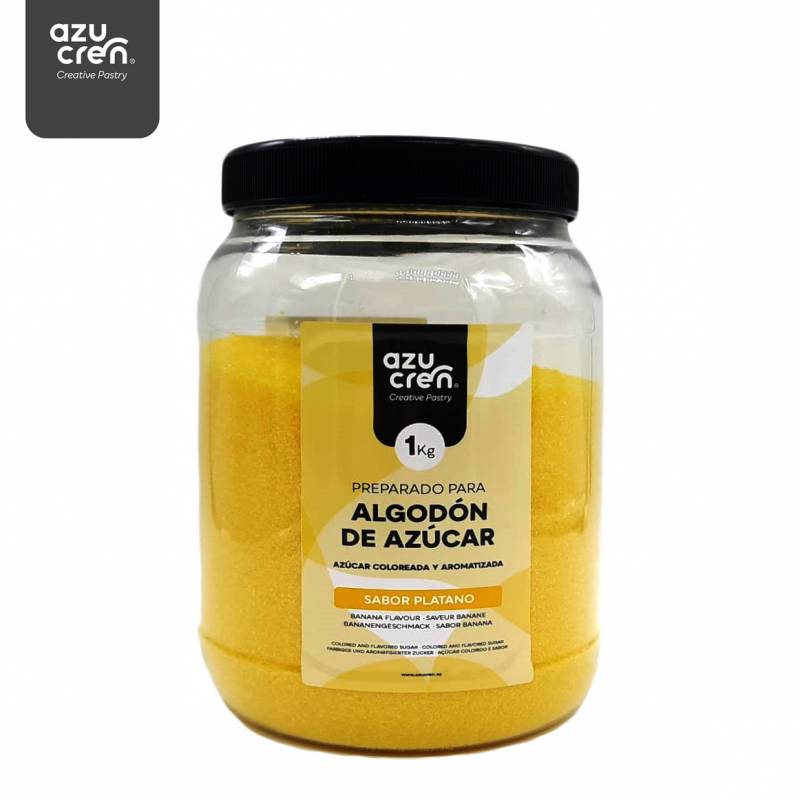 Açúcar para Algodão Doce Sabor Banana